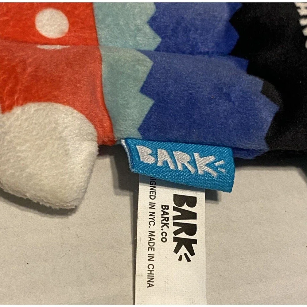 Bark Box Dog Toy Hank Headbanger Zombie Squeaker Plush Interactive Toy Monster